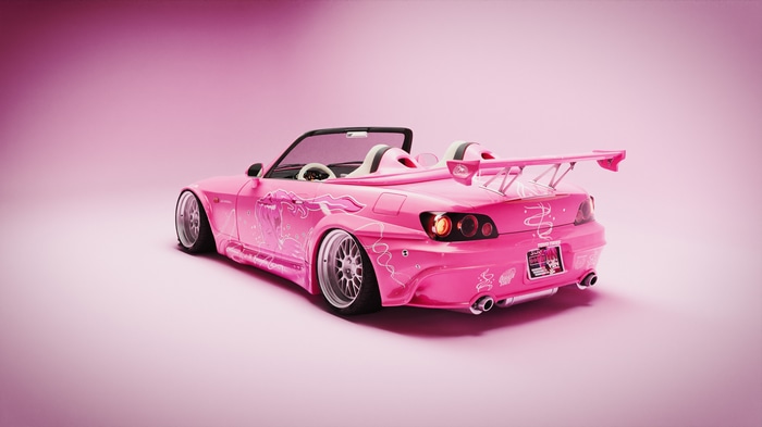 Pink 4K Cabriolet from 2 Fast 2 Furious