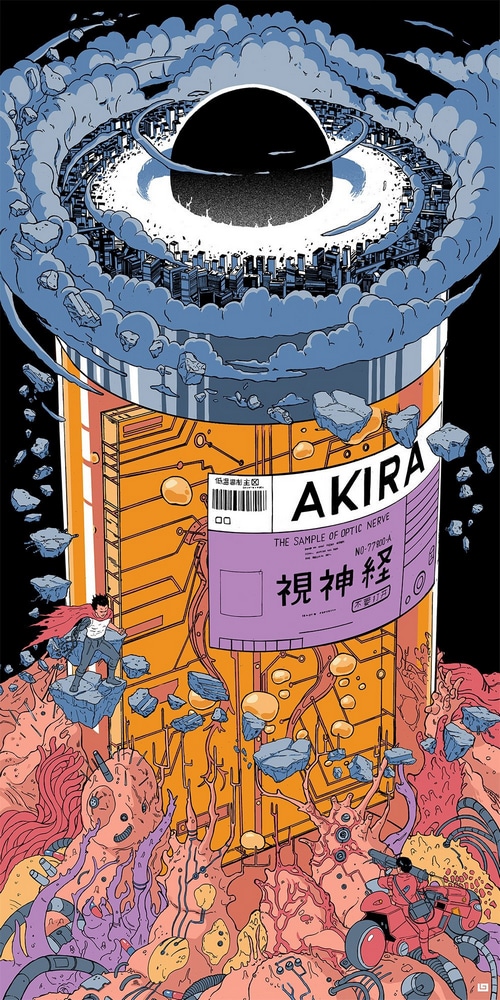 Akira The Sample of Optic Nerve Illustration