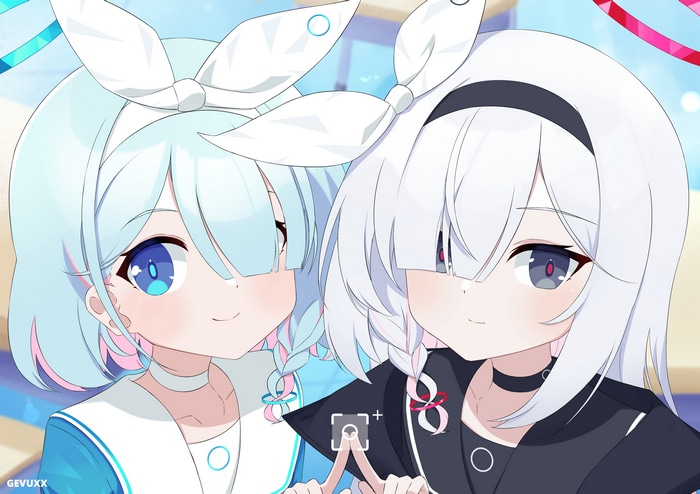 Arona and Plana from Blue Archive
