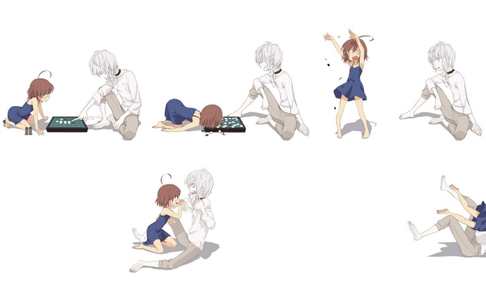 Accelerator and Last Order playing a board game