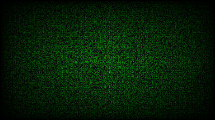 Green pixelated texture with dark vignette