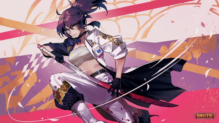 Kson with Sword and Glasses in Smite