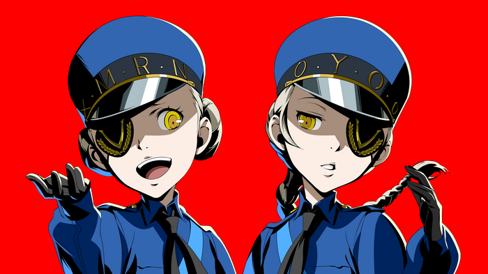 Persona 5 Velvet Room Attendants with Yellow Eyes
