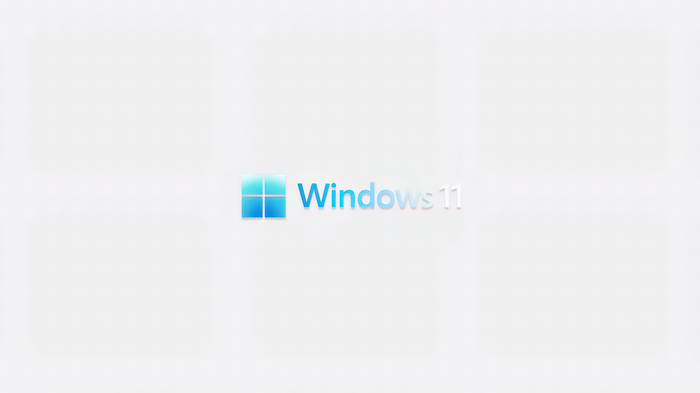 Windows 11 Logo on White Background