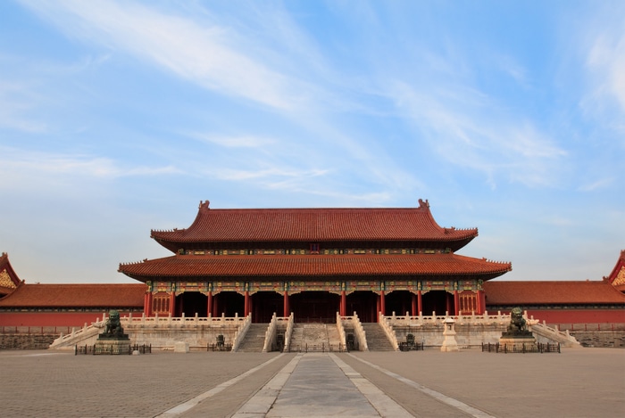 The Forbidden City in Beijing, China