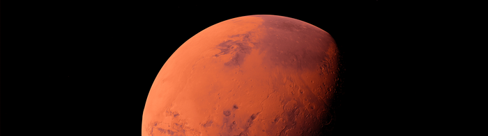 4K Mars Planet in Space
