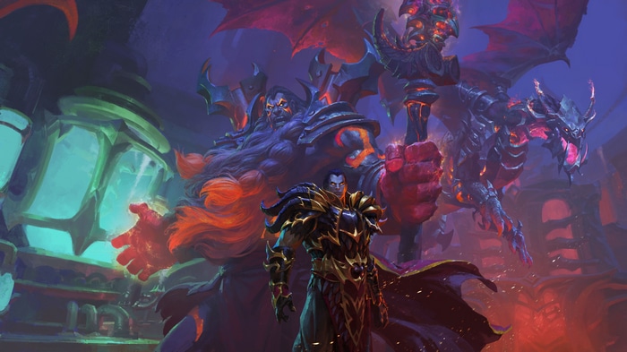 World of Warcraft: Dragonflight Characters and Dragon