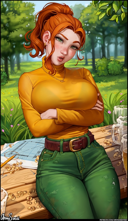 Robin from Stardew Valley fan art