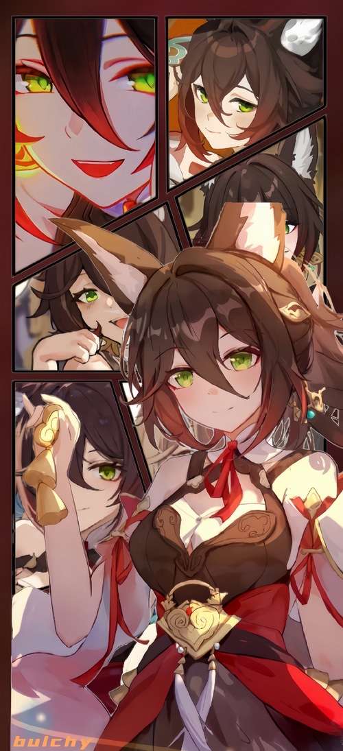 Tingyun from Honkai: Star Rail with fox ears