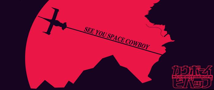 Spike Spiegel and Swordfish II in Cowboy Bebop