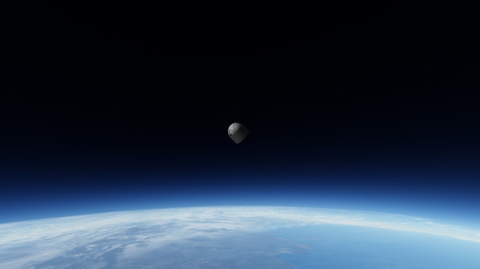 4K Kerbal Space Program spacecraft above planet