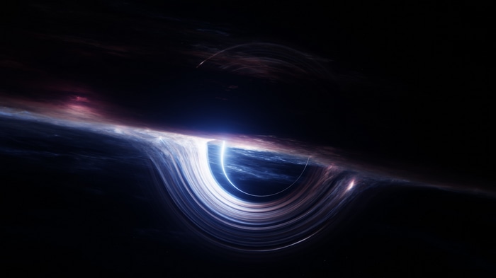 4K Space Art of a Black Hole