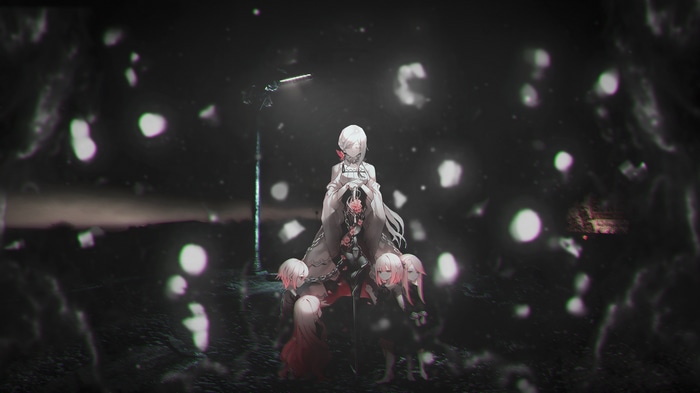 Snow White with children and chains