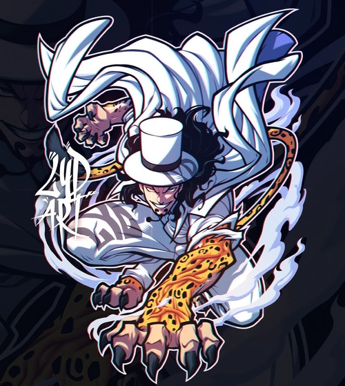 Rob Lucci with Leopard Transformation and Top Hat