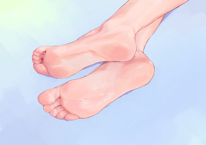 4K women foot sole