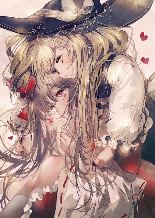 Marisa Kirisame and Alice Margatroid in Touhou Project