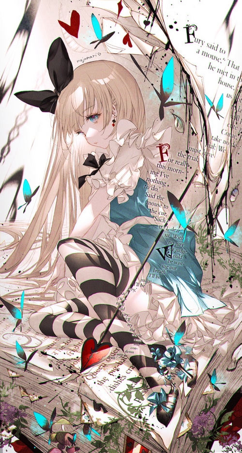 Alice in Wonderland illustration by Majamari