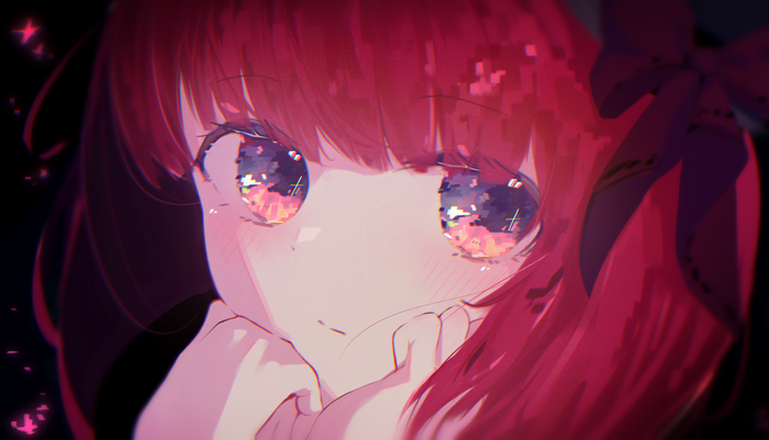 Kana Arima with a bow tie from Oshi no Ko