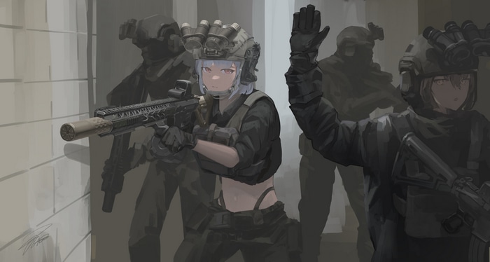 Girls with guns and special forces