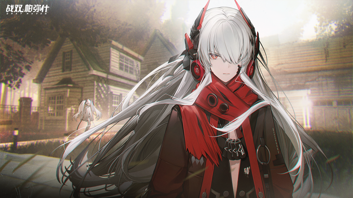 anime, Alpha, hair over one eye, headphones, Punishing: Gray Raven ...