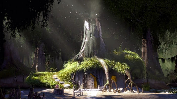 Shrek's Swamp House with Sunlight