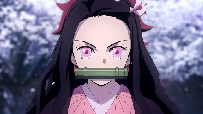 4K Anime Screenshot of Kamado Nezuko from Kimetsu no Yaiba