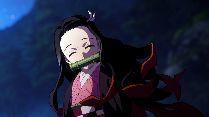 4K Anime Screenshot: Kamado Nezuko from Kimetsu no Yaiba