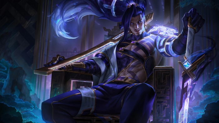 4K League of Legends Yasuo Inkshadow Prestige Edition