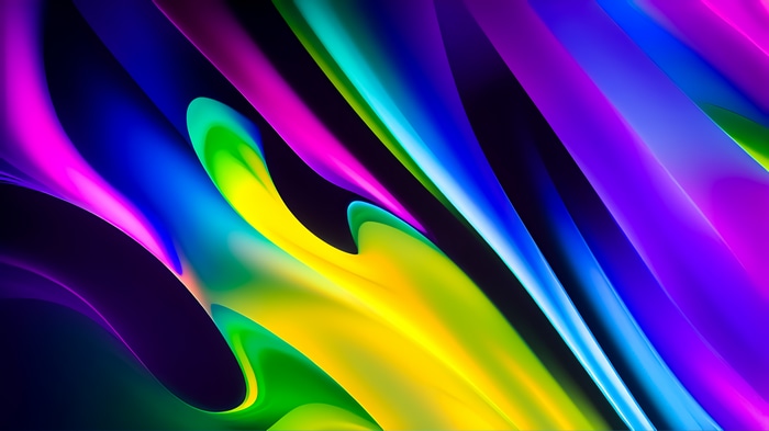 4K Abstract Colorful Swirls