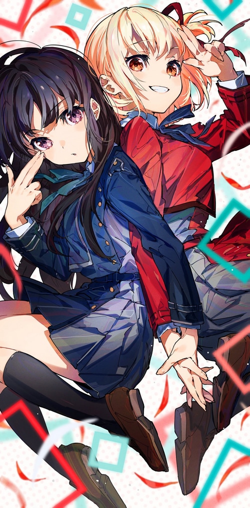 Nishikigi Chisato and Inoue Takina from Lycoris Recoil