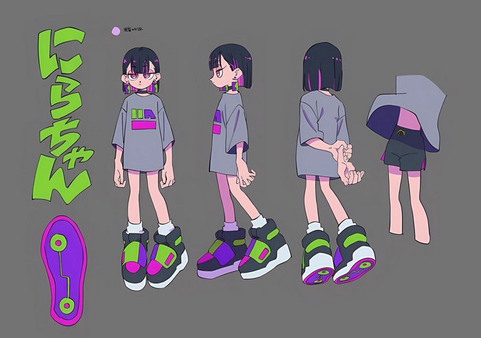 Niruchan character design by Hanabushi