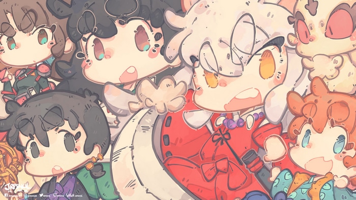 Inuyasha characters fan art by jr-pencil