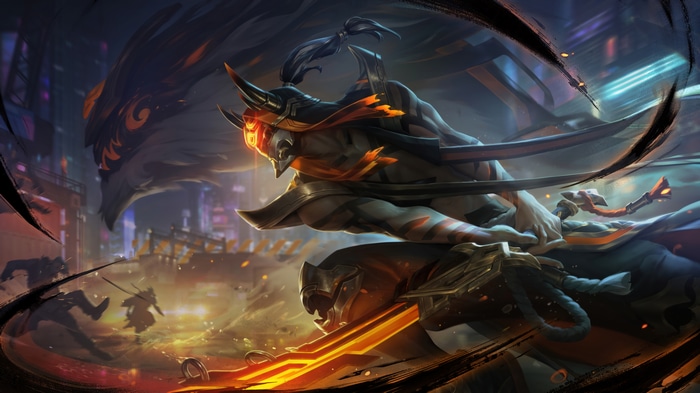 Master Yi Inkshadow League of Legends 4K