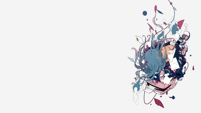 4K illustration of a girl with a backpack
