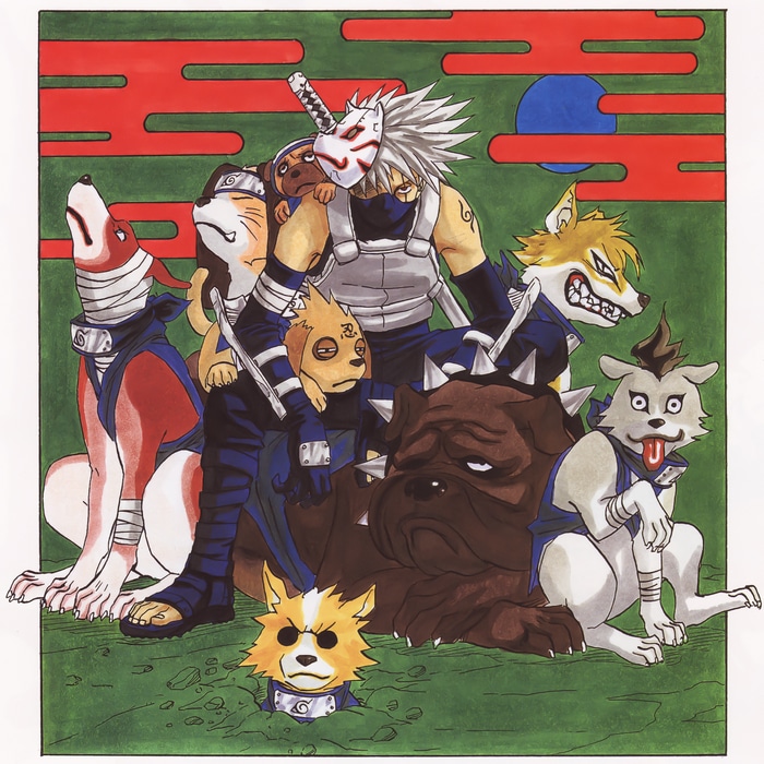 Hatake Kakashi and Ninja Dogs