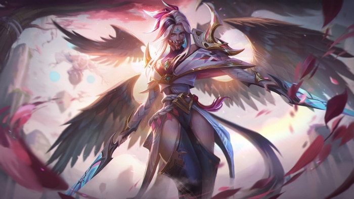 Spirit Blossom Kayle with Wings and Swords