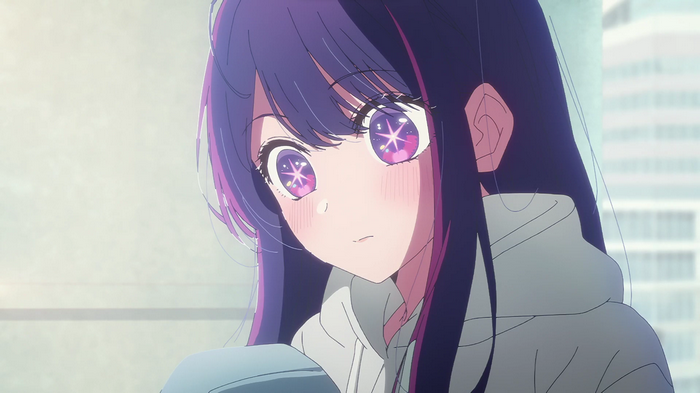 Hoshino Ai from Oshi no Ko with Star Eyes