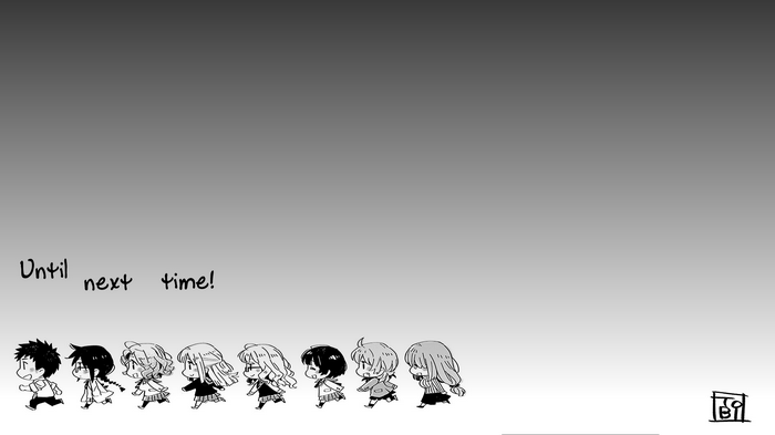 Omaera Zenin Mendokusai! Chibi Characters Walking