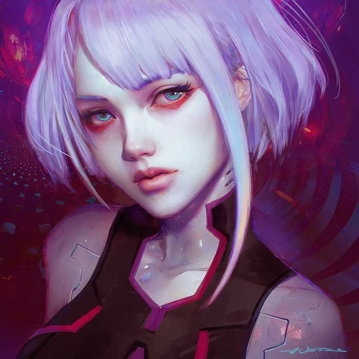 Lucyna Kushinada from Cyberpunk: Edgerunners by Oliver Wetter