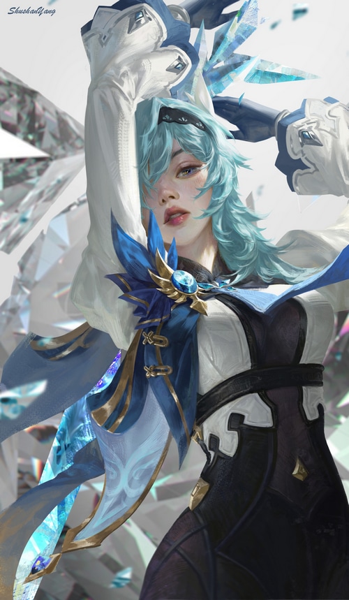 Eula from Genshin Impact by Shushan Yang
