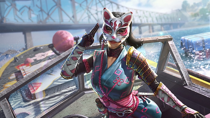 PUBG MOBILE LITE Ninja Girl on a Boat