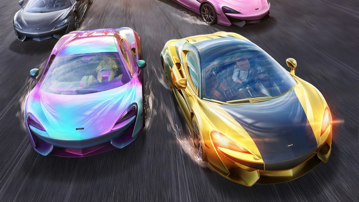 4K McLaren Cars Racing