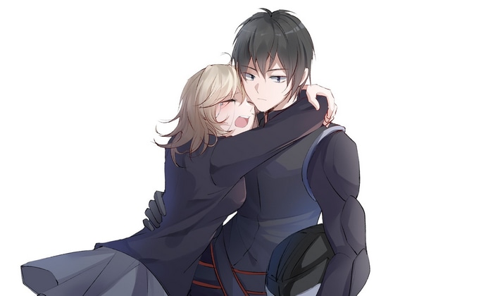 Olivia and Leon from Otome Game Sekai wa Mob ni Kibishii Sekai desu