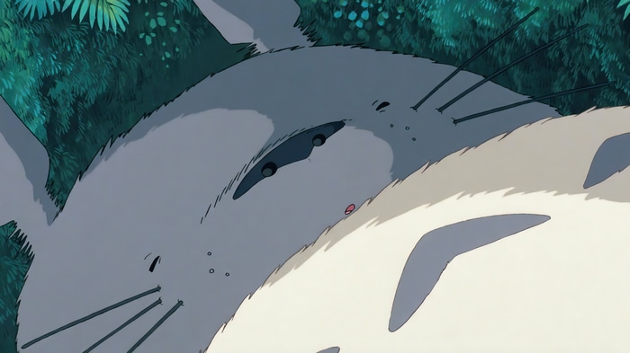 My Neighbor Totoro: Totoro sleeping in the forest