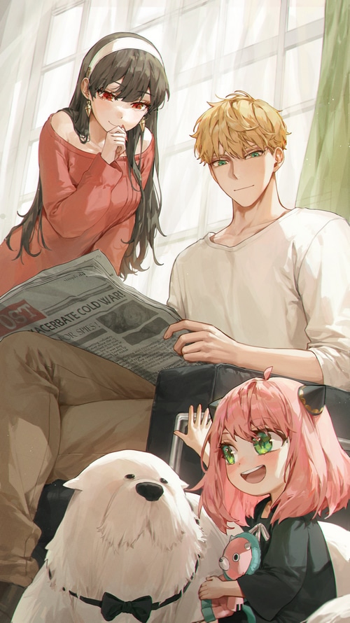 Spy x Family: Yor, Loid, Anya, and Bond