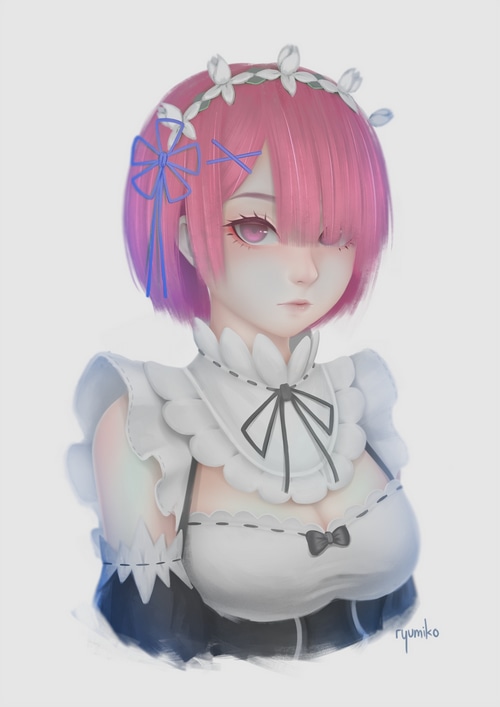 Ram from Re:Zero Maid Outfit