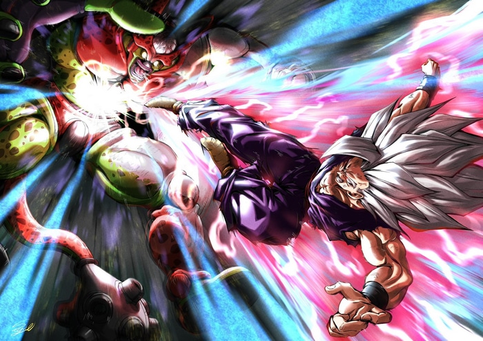Gohan Beast vs Cell Max in Dragon Ball Super