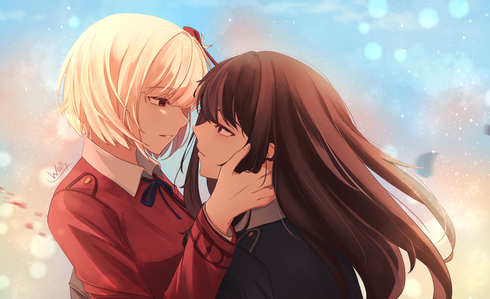 Lycoris Recoil: Nishikigi Chisato and Inoue Takina