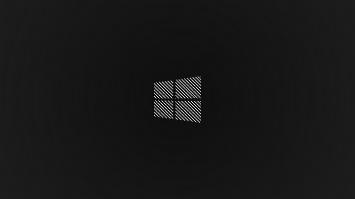 Windows 11 logo on a dark background
