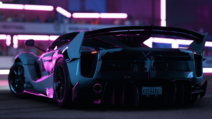 Forza Horizon 5 Ferrari with Koshara license plate